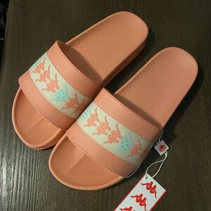 Kappa slides, size USA 9 unisex, new with tags .